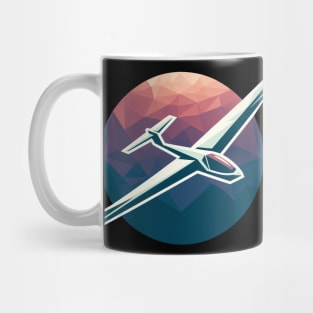 Glider Sailplane Biplane Mug